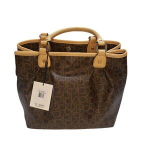 NWT Calvin Klein Brown Hand Bag